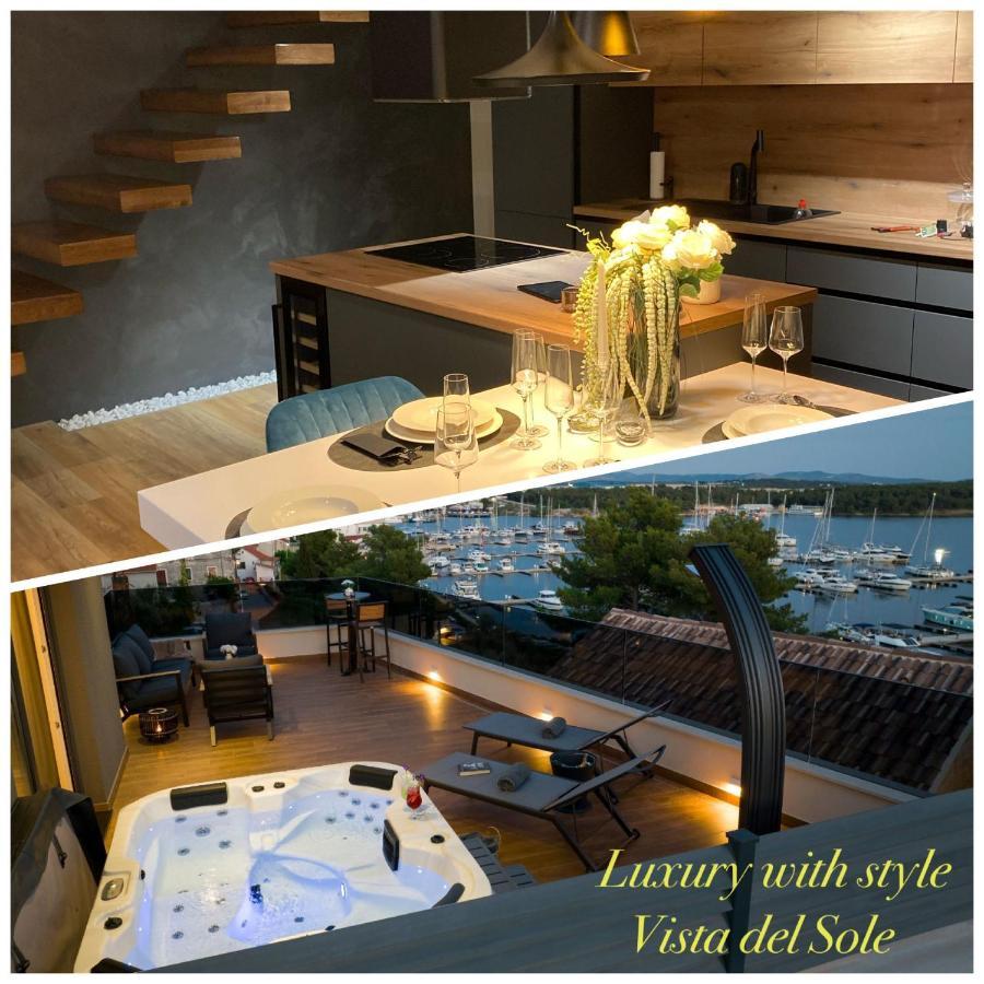 Luxury Apartment Vista Del Sole Šibenik Dış mekan fotoğraf